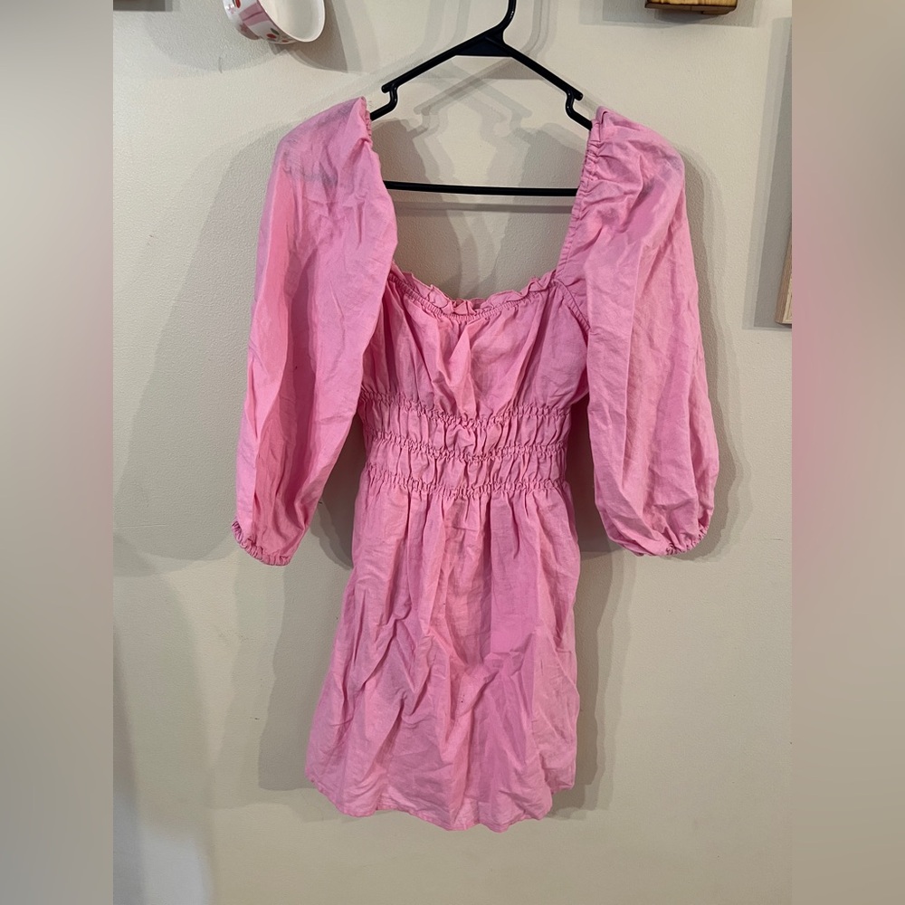 Charlie holiday size 8 pink dress